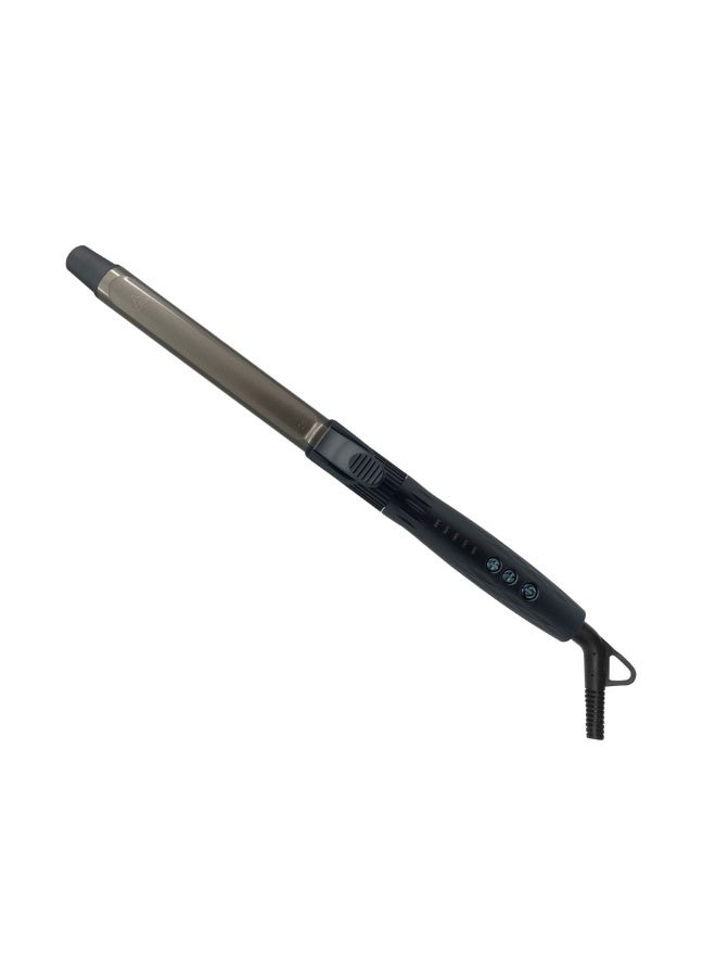 Curling iron with 25mm barrel, fast heating technology, ideal for smooth and easy curling.